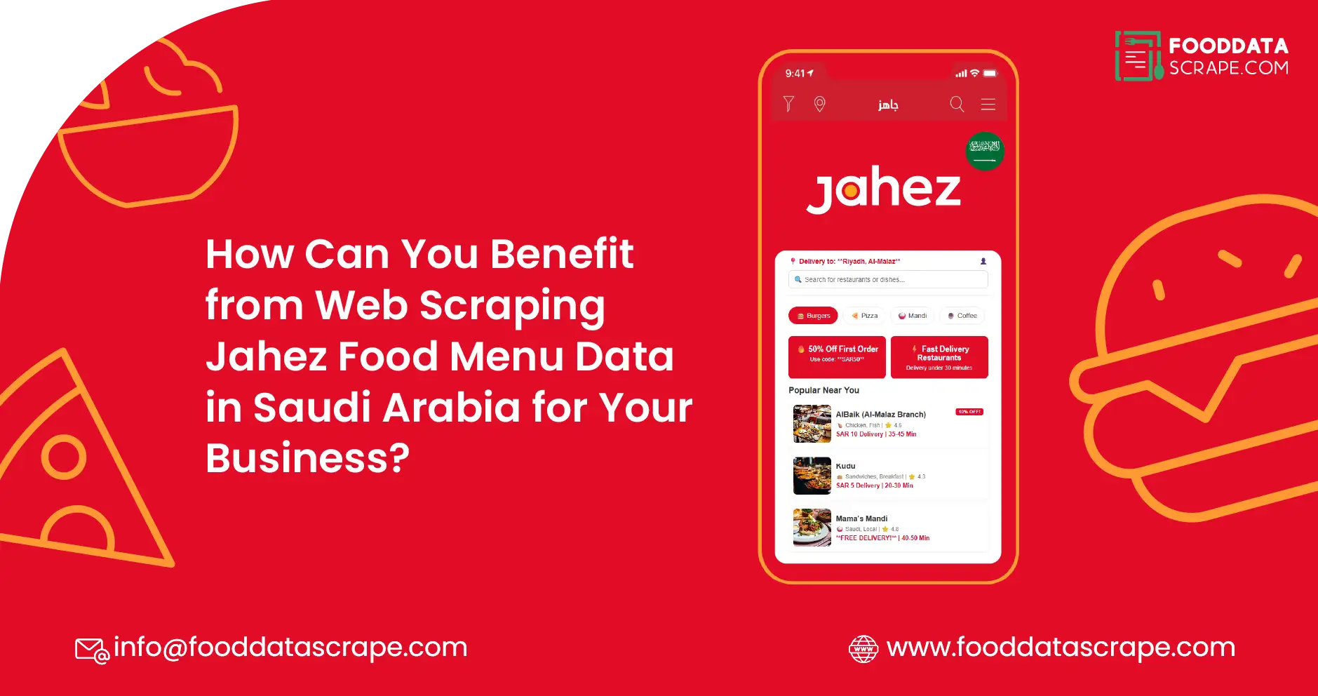 How Can You Benefit from Web Scraping Jahez Food Menu Data in Saudi Arabia for Your Business?